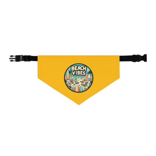 Beach Vibes Dog Bandana Collar