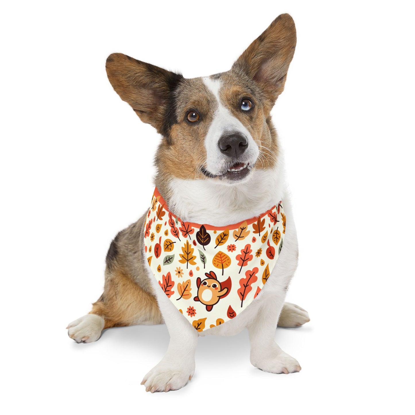 Fall Turkey Dog Bandana Collar