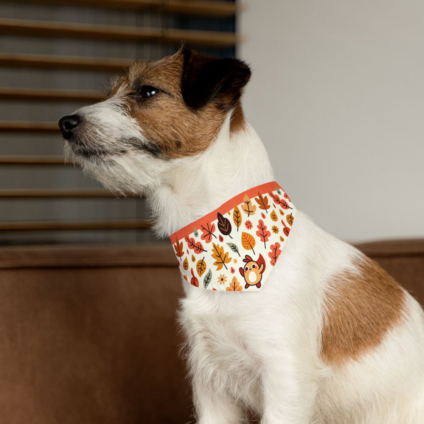 Fall Turkey Dog Bandana Collar