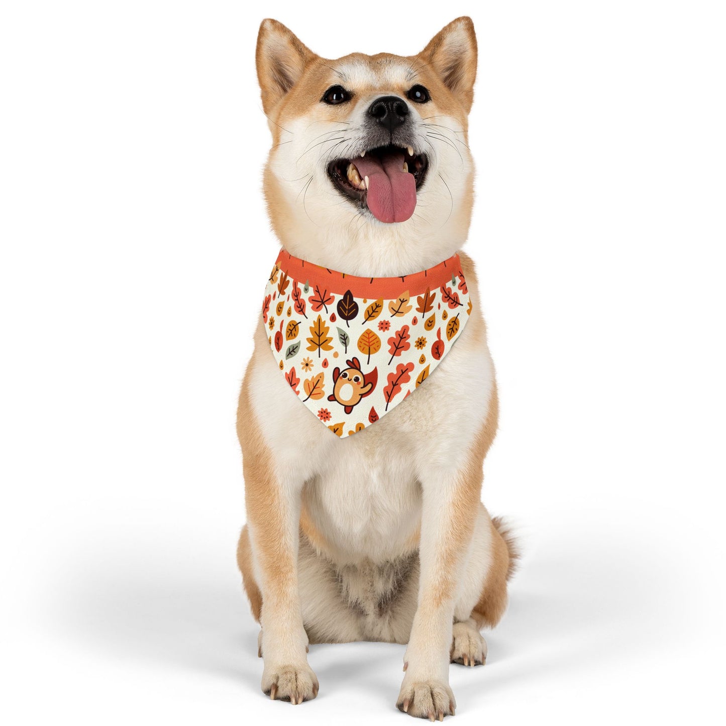 Fall Turkey Dog Bandana Collar