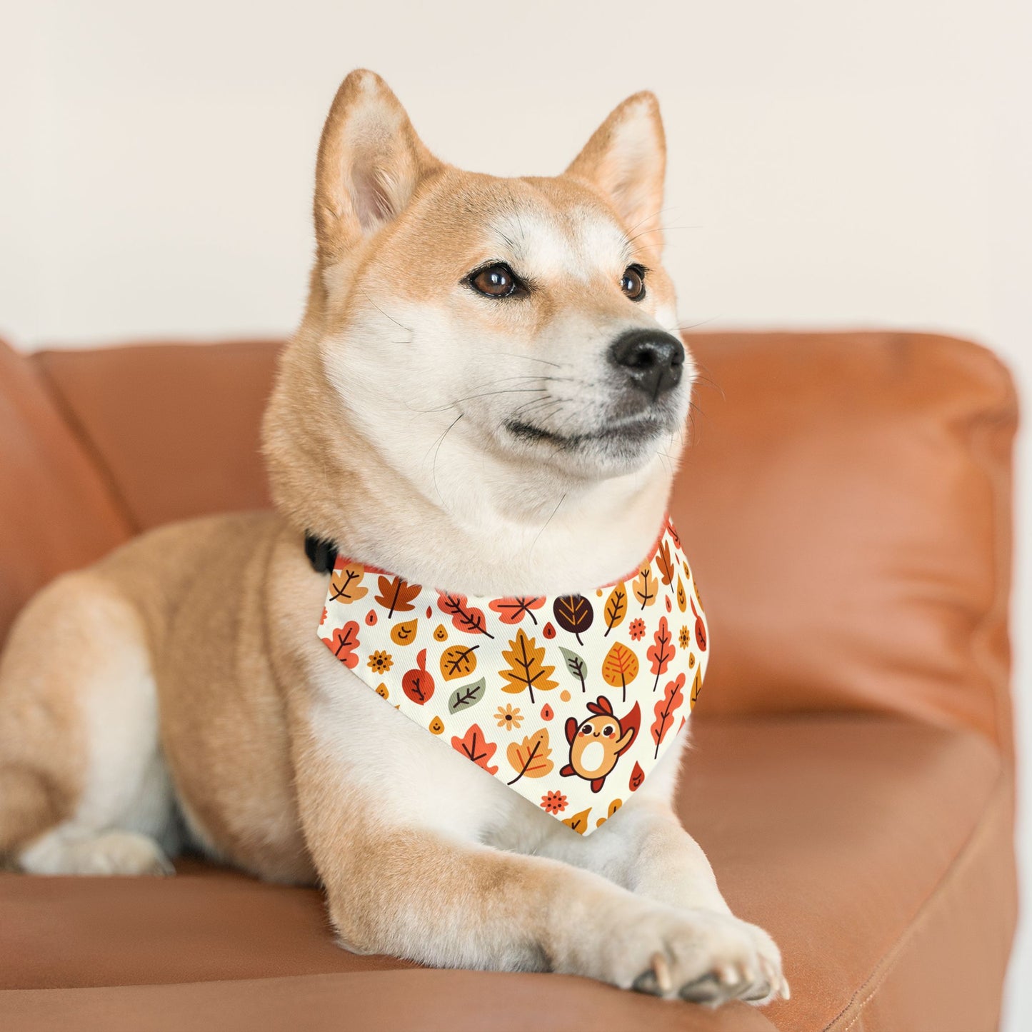 Fall Turkey Dog Bandana Collar